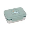 LÄSSIG Kinder Brotdose Edelstahl Lunchbox Frühstücksbox Produktbild-Vorschau 1