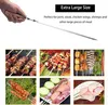 6 kusů 55 cm BBQ špízů Dlouhá rukojeť Shashlik Grill Grill Náhled obrázku produktu 3