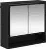 vidaXL Badezimmermöbel-Set 4 stk. Schwarz Eichen-Optik 65 x Produktbild-Vorschau 7