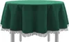 Gartentischtdecke mit Fransen Tischdecke rund oval eckig Produktbild-Vorschau 2