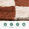 Volero - Retro Teppich - Gambit Braun Weiß - 80x150 cm - Produktbild-Vorschau 2