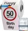 Lustiges Fun Toilettenpapier zum 50. Geburtstag – Witziges Produktbild-Vorschau 2