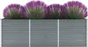 DELUKE® Hochbeet für Garten OSKAR Grau | 240x80x77cm | Produktbild-Vorschau 3