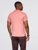 Polo Ombre classic in maglia di cotone rosa L Anteprima dell’immagine prodotto 4