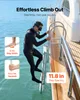 Échelle de quai VEVOR rétractable, échelle de bateau avec 5 Voir les images du produit 5