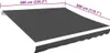 vidaXL Markisenbespannung Canvas Anthrazit 600x300 cm Produktbild-Vorschau 4