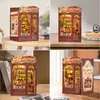 DIY Book Nook Retro Vinyls - 3D-Puzzle - 136 Teile - Produktbild-Vorschau 9