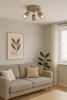 KAR-LIGHTING Deckenstrahler 3-flammig Beige/Ecru aus Metall Produktbild-Vorschau 7