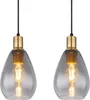 Globo Lighting Hängeleuchte Metall schwarz matt, 4x E27 Produktbild-Vorschau 3