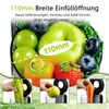 AMZCHEF Entsafter mit 113MM Einfüllöffnung, 1,8 L Slow Produktbild-Vorschau 2