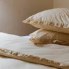 HOMLA MOISES bavlněné béžové krajkové povlečení 200x220 cm Náhled obrázku produktu 5