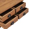 vidaXL Table basse 68 x 68 x 30 cm teck massif Voir les images du produit 3