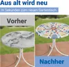WENKO Spann-Tischdecke in Mosaikoptik Abdeckung Gedeckt Produktbild-Vorschau 4