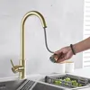 Gold Küchenarmaturen mit ausziehbarem Spray Produktbild-Vorschau 8