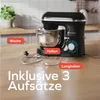 KitchenBrothers Küchenmaschine 2000W Schwarz - 6,2L Produktbild-Vorschau 5