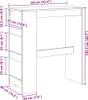 "2026 Promotion" Bartisch mit Regal Grau Sonoma 90x40x103,5 Produktbild-Vorschau 7