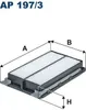 Luftfilter FILTRON AP 197/3 für HYUNDAI Tucson (TL, TLE) Produktbild-Vorschau 6