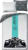 A bedding set with a Formula 1 Mercedes-Benz theme, including a duvet cover and pillowcases. Produktbild-Vorschau