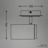 Wandlamp, binnenverlichting, spotlamp, leeslamp, hal, Productafbeelding-voorbeeld 7