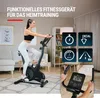 Hop-Sport Heimtrainer Fahrrad Spark Silber für Zuhause Produktbild-Vorschau 2