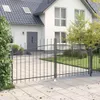 vidaXL Doppeltor mit Schloss Woerden Grau 299,5 x 199,5 cm Produktbild-Vorschau 3