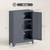 HOMCOM Aufbewahrungsschrank Metallschrank mit magnetischer Produktbild-Vorschau 3