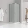 i-flair Schiebetür Duschkabine 90x90x180 cm aus satiniertem Produktbild-Vorschau 1
