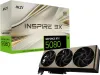 A graphics card and its packaging are displayed. Produktbild-Vorschau