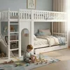 Kinder-Etagenbett mit gerader Vier-Stufen-Leiter, rundum Produktbild-Vorschau 7