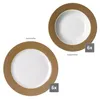 Ritzenhoff Nougat Doppio 12tlg Tafelservice Braun Essteller Produktbild-Vorschau 3