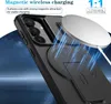 Magnetisch Hülle für Samsung Galaxy S25/S24, Dual Layer Produktbild-Vorschau 6