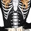 Scheletro Costume Mostro Robe Notte di Halloween Spaventoso Anteprima dell’immagine prodotto 4