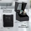 Olvy Uhrenbeweger für 2 Uhren, Watchwinder Extrem Leisem Produktbild-Vorschau 5
