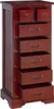 vidaXL Commode marron 45 x 35 x 100,5 cm Bois d'acajou Voir les images du produit 4