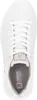 A top-down view of a white sneaker. Náhľad obrázku produktu