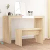 Schminkhocker Sonoma-Eiche 70x35x45 cm Holzwerkstoff Produktbild-Vorschau 2