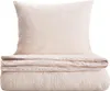 HOMLA RETIE beige Baumwolle Rindenbettwäsche 160x200 + Produktbild-Vorschau 1