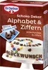 Dr. Oetker Schoko Alphabet Ziffern und Buchstaben für Produktbild-Vorschau 1