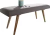 Salim / masívne drevo lavica sivá 117x51x38 cm v retro Náhľad obrázku produktu 6