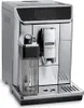 A studio shot of a silver and black automatic coffee machine. Produktbild-Vorschau