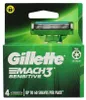 Gillette Mach3 Sensitive Ersatzklingen 4 Stü ck fü r Mä Produktbild-Vorschau 2
