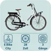 Tretwerk Sophia E-bike da donna e da uomo, 28 pollici, Anteprima dell’immagine prodotto 9