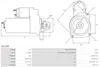 AS-PL S0319PR Starter Anlasser 1,1kW für AUDI A4 Avant Produktbild-Vorschau 5