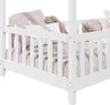 Hausbett LISAN aus massiver Kiefer in weiß, schönes Produktbild-Vorschau 5