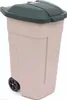 Curver Rolleimer 110 L, beige/dunkelgrün, Kunststoff, mit Produktbild-Vorschau 1