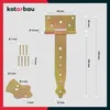 KOTARBAU Křížový závěs 200 mm 2 kusy Závěs na okenice Závěs Náhled obrázku produktu 3