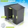 KESSER® XL Metall Gerätehaus 4,2m³ mit Fundament | inkl. Produktbild-Vorschau 4