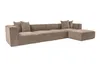 Hanah Home, Sora (L1-O1-O1-1R-POUFFE ) - Cappucino, Anteprima dell’immagine prodotto 3