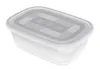 Rotho 1725800096, Set, Rechteckig, 1 l, Transparent, Weiß, Produktbild-Vorschau 1