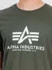 Alpha Industries Basic T-Shirt für Herren Dark Olive Produktbild-Vorschau 7